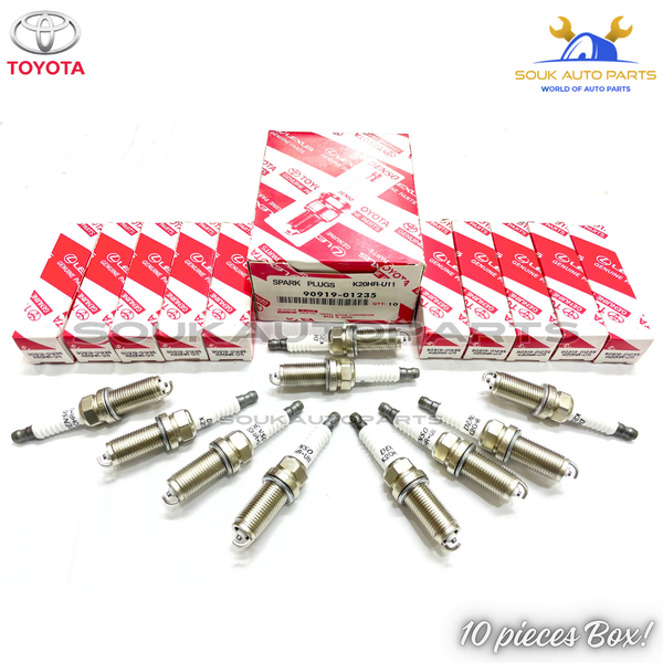 90919-01235 Toyota Genuine SPARK PLUG (10 Pcs BOX) 9091901235 FJ CRUISER