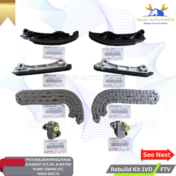 ENGINE REBUILD KIT 1VD-FTV for Toyota LAND CRUISER LX450D 4.5L DIESEL 2007-18