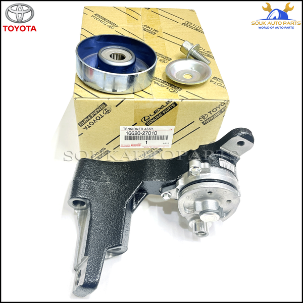 16620-27010 Genuine Toyota TENSIONER ASSY, V-RIBBED BELT 1662027010 OEM