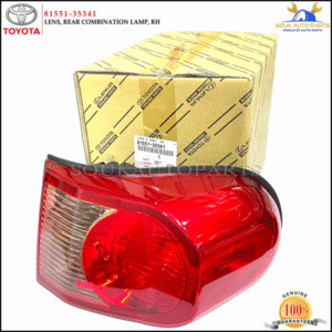 81551-35341 Genuine Toyota LENS, REAR COMBINATION LAMP, RH 8155135341