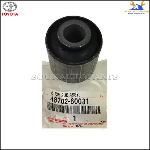 48702-60031 Genuine Toyota BUSH SUB-ASSY, UPPER CONTROL ARM 4870260031 OEM