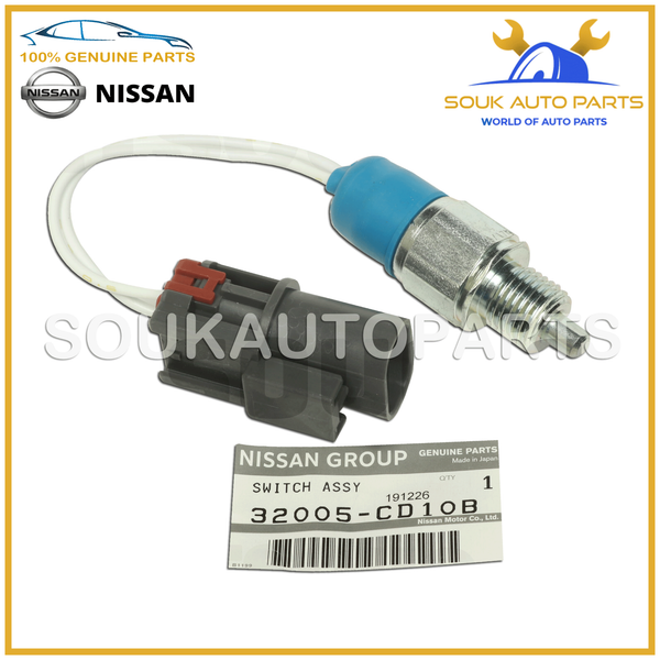 32005-CD10B Genuine Nissan SWITCH ASSY-REVERSE LAMP 32005CD10B OEM FRONTIER