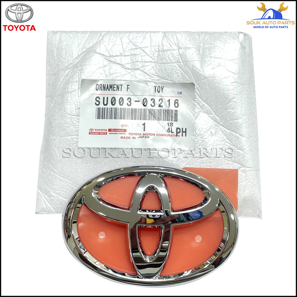 SU003-03216 Genuine Toyota EMBLEM, RADIATOR GRILLE (OR FRONT PANEL) SU00303216