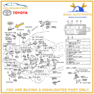 89452-36010 Genuine Toyota THROTTLE POSITION SENSOR 8945236010 OEM