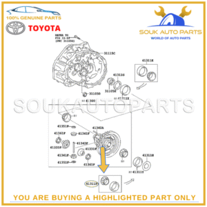 90366-40094 Genuine Toyota BEARING (FOR REAR DIFFERENTIAL CASE) 9036640094 OEM