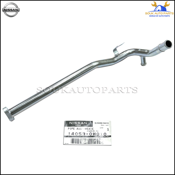 14053-0W010 Genuine Nissan PIPE ASSY-HEATER RETURN, FRONT 140530W010 OEM