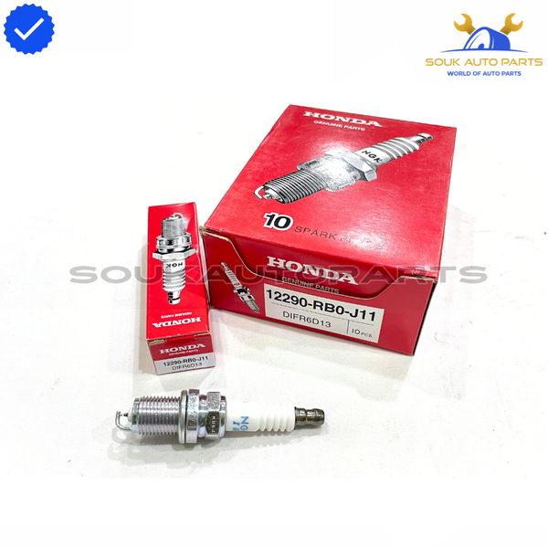 12290-RB0-J11 SPARK PLUG SET 4 PCS Iridium DIFR6D13 For Honda CR-Z 1.5L L4 12-16