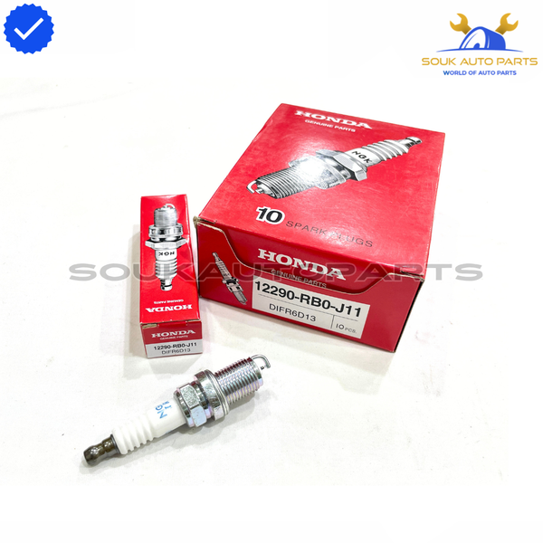 12290-RB0-J11 SPARK PLUG SET 4 PCS Iridium DIFR6D13 For Honda CR-Z 1.5L L4 12-16