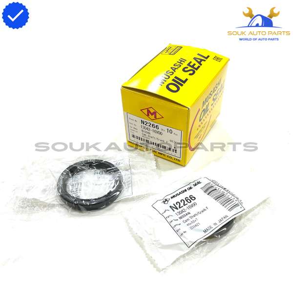 Musashi FRONT CAMSHAFT OIL SEAL RB20 (10 Pcs) For Nissan 300ZX Infiniti N2266
