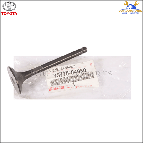 13715-54050 Genuine Toyota VALVE, EXHAUST 1371554050 OEM DYNA HILUX HIACE QUALIS