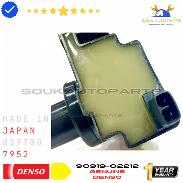 90919-02212 IGNITION COIL 5VZ For Toyota TACOMA TUNDRA T100 3.4Ltr V6 OEM Denso