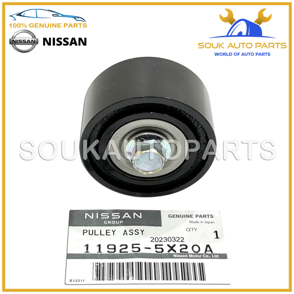 11925-5X20A Genuine PULLEY ASSY-IDLER For Nissan INFINITI FX70 M25