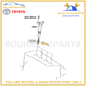 90919-01233 Genuine Toyota SPARK PLUG PRADO TUNDRA SK16HR11 IRIDIUM - Image 5