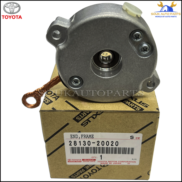 28130-20020 Genuine Toyota FRAME ASSY, STARTER COMMUTATOR END 2813020020 OEM