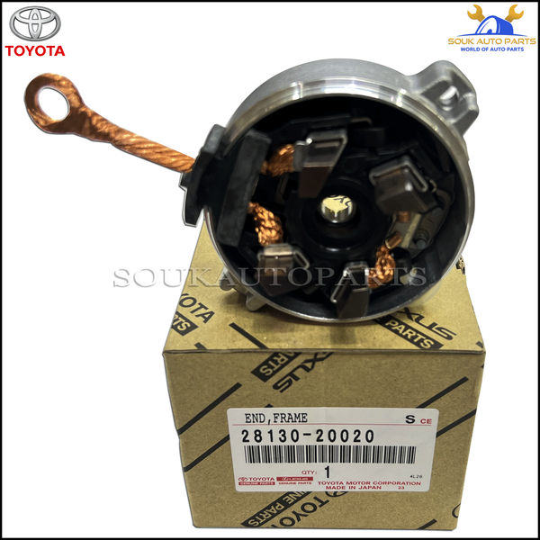 28130-20020 Genuine Toyota FRAME ASSY, STARTER COMMUTATOR END 2813020020 OEM