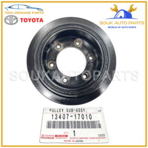 13407-17010 Genuine Toyota CRANKSHAFT PULLEY, NO.2 1340717010 OEM