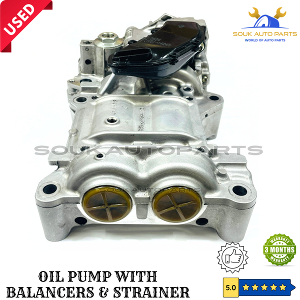 SH01117K0 OIL PUMP WITH BALANCER AXLES & STRAINER MAZDA SH01 SHY1 For MAZDA