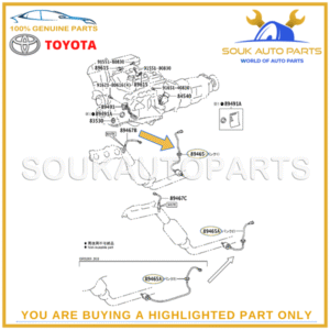 89465-30730 Genuine Toyota REAR OXYGEN SENSOR 8946530730 OEM - Image 5