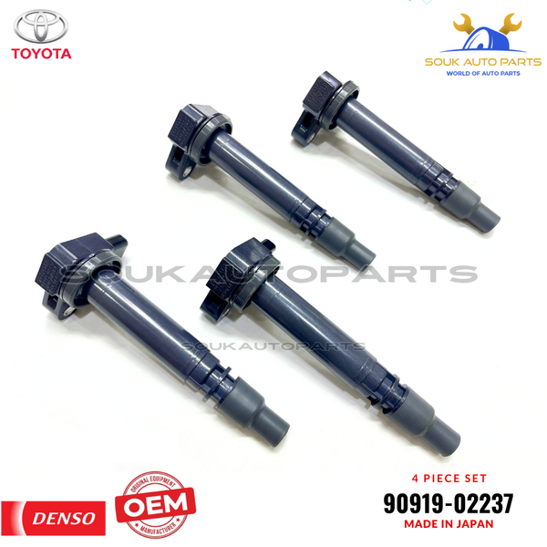 OEM Genuine Toyota IGNITION COIL SET OF 4 PCS HILUX LAND CRUISER PRADO