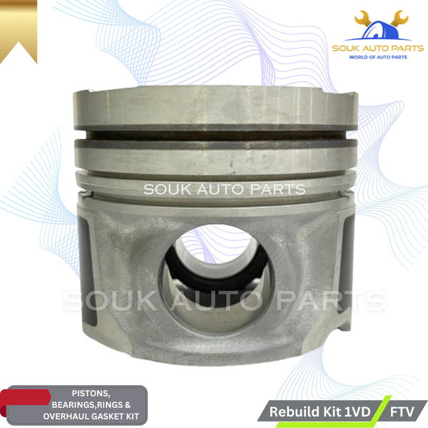 PISTON & RING SET 1VD-FTV for Toyota LAND CRUISER LX450D 4.5L DIESEL 2007-18