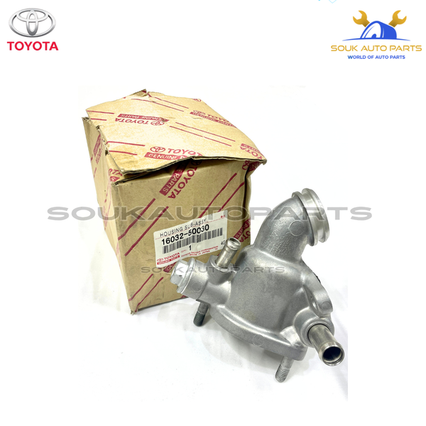 16032-50030 Genuine Toyota HOUSING, SUB-ASSY WATER INLET 1603250030 OEM