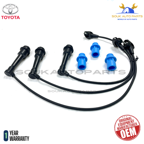 SPARK PLUG CORD WIRE SET W/RUBBERS For 01-05 Lexus GS300 IS300 L6 3.0Ltr