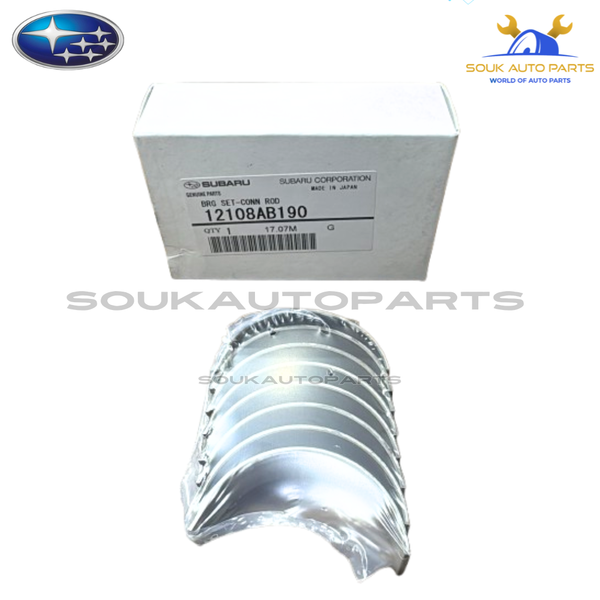 12108-AB190 Genuine Subaru CON ROD BEARING SET US 0.03 FA20D OEM