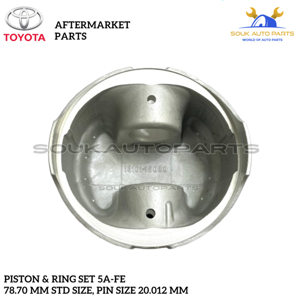 PISTON & RING SET 5A-FE STD For Toyota CARINA COROLLA SOLUNA SPRINTER 1.5Ltr